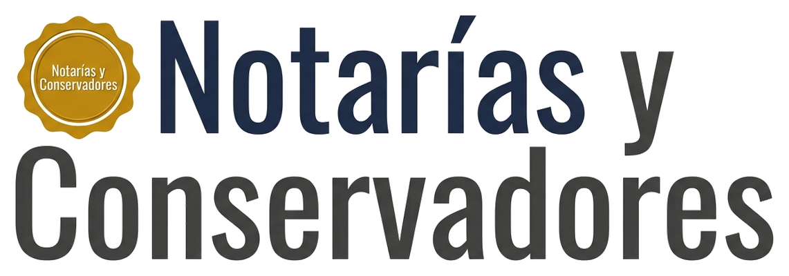 Notarías y Conservadores