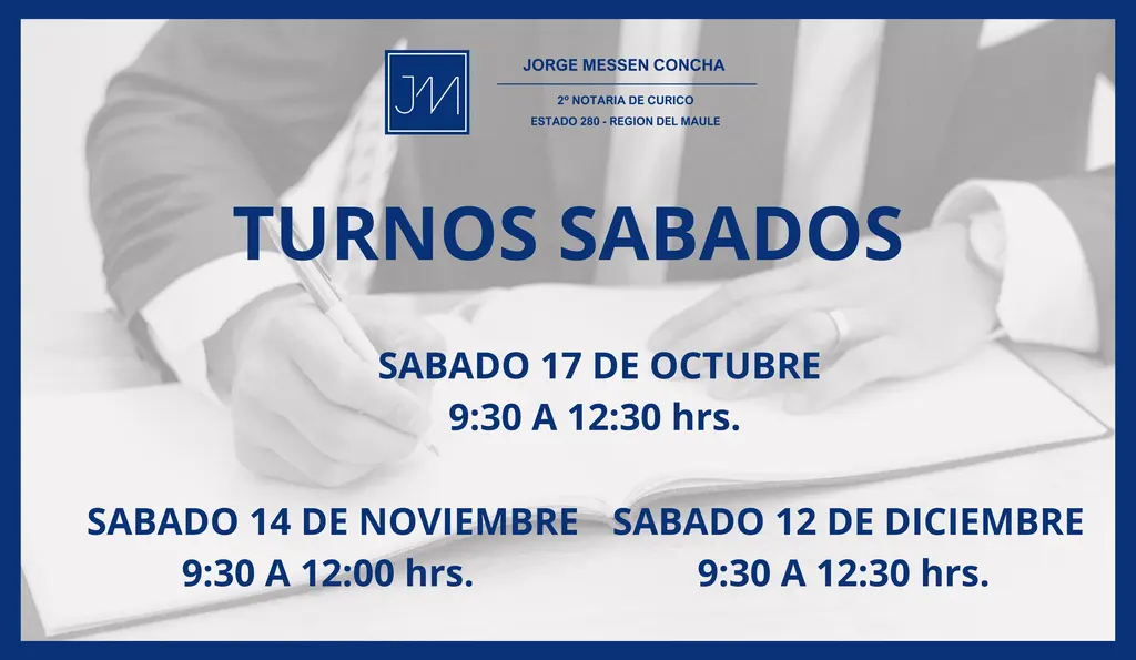 2º NOTARÍA DE CURICÓ JORGE MESSEN CONCHA — foto 2 de 2