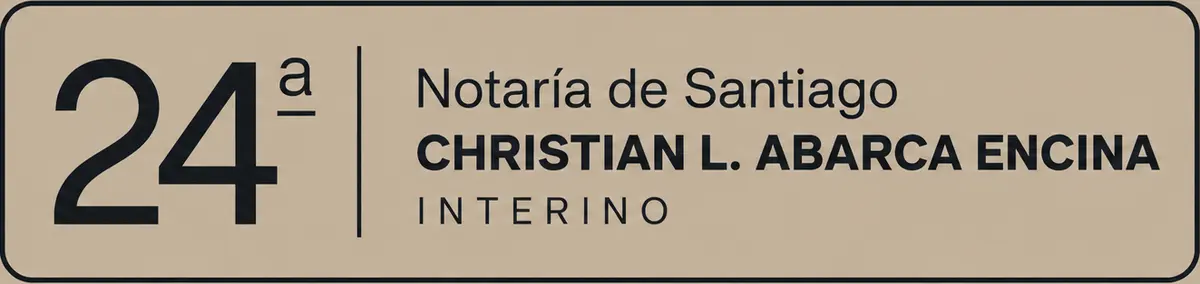 Notaria 24 Christian Abarca Encina (Interino)