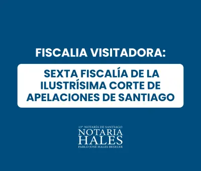 Décimo Tercera Notaría de Santiago Pablo José Hales Beseler — foto 3 de 4
