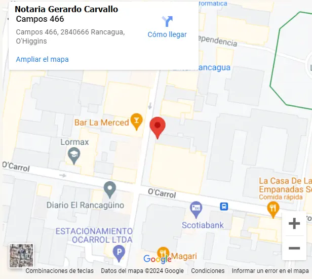 Notaria Gerardo Carvallo